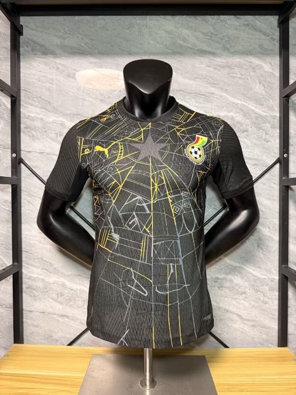 AAA(Thailand) Ghana 2026 Goalkeeper Black Soccer Jersey (Player)