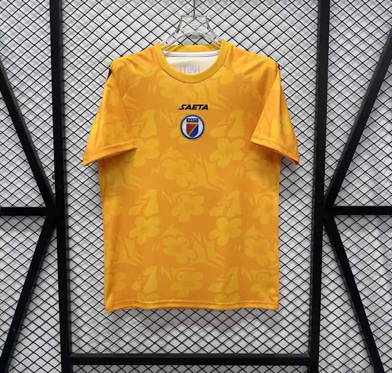 AAA(Thailand) Haiti 2026 World Cup Goalkeeper Yellow Soccer Jersey AAA(Thailand) Haiti 2026 World Cup Goalkeeper Yellow Soccer Jersey