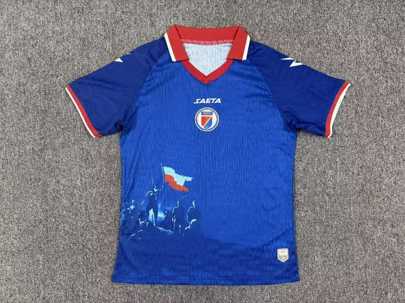 AAA(Thailand) Haiti 2026 World Cup Home Soccer Jersey (Player) AAA(Thailand) Haiti 2026 World Cup Home Soccer Jersey (Player)