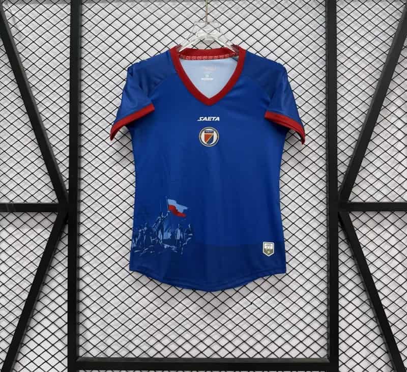 AAA(Thailand) Haiti 2026 World Cup Home Women Soccer Jersey AAA(Thailand) Haiti 2026 World Cup Home Women Soccer Jersey