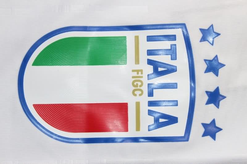 AAA(Thailand) Italy 2024 Away Long Sleeve Soccer Jersey (Player)