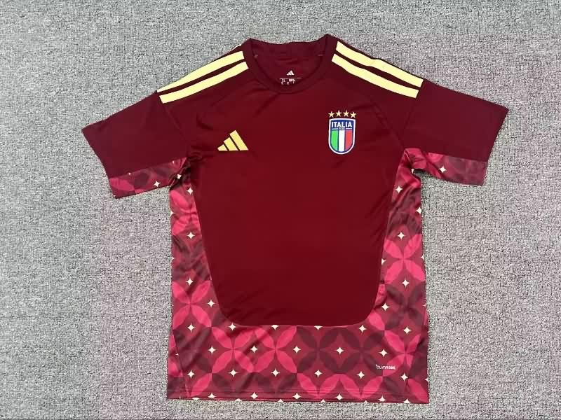 AAA(Thailand) Italy 2026 Goalkeeper Red Soccer Jersey