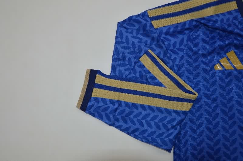 AAA(Thailand) Italy 2026 Home Long Sleeve Soccer Jersey (Player)