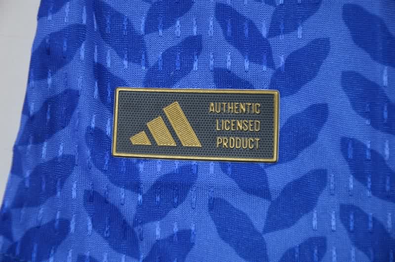 AAA(Thailand) Italy 2026 Home Long Sleeve Soccer Jersey (Player)