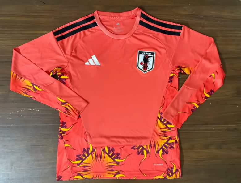 AAA(Thailand) Japan 2026 World Cup Goalkeeper Red Long Sleeve Soccer Jersey