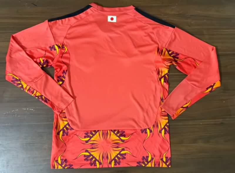 AAA(Thailand) Japan 2026 World Cup Goalkeeper Red Long Sleeve Soccer Jersey