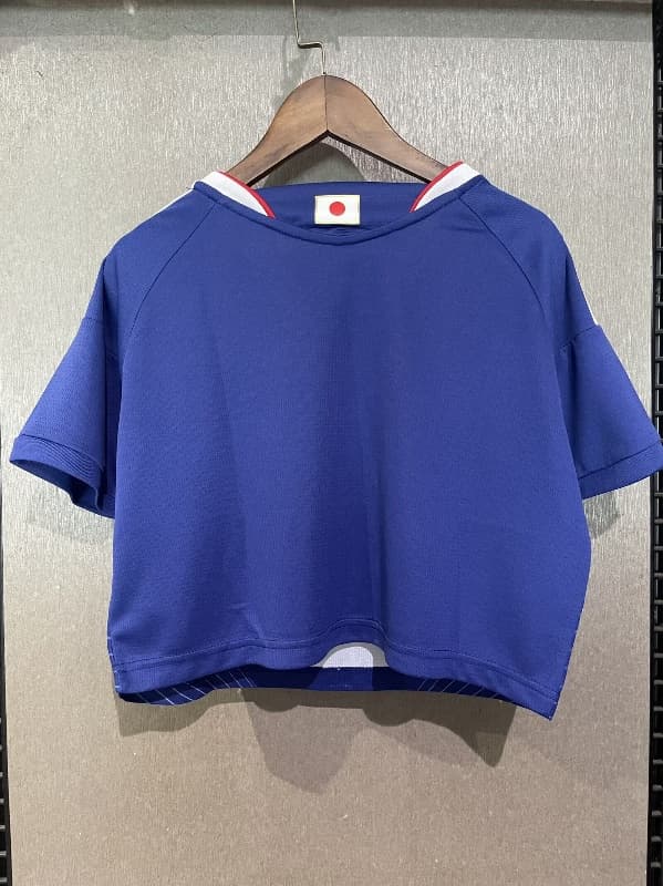 AAA(Thailand) Japan 2026 World Cup Home Women Cropped Soccer Jersey
