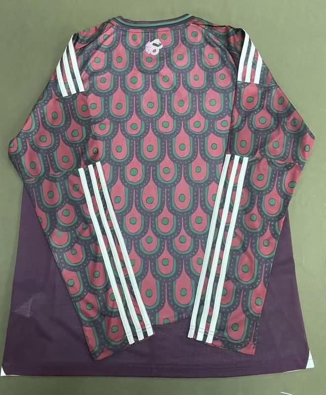 AAA(Thailand) Mexico 2024 Copa America Home Long Sleeve Soccer Jersey
