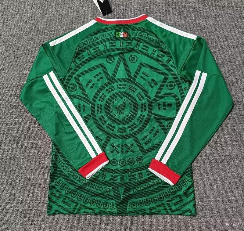 AAA(Thailand) Mexico 25/26 Home Long Sleeve Soccer Jersey
