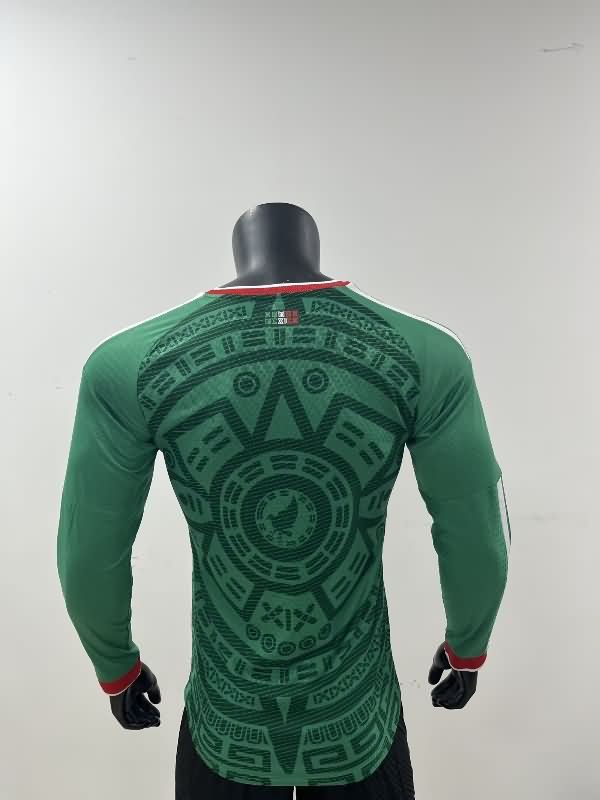 AAA(Thailand) Mexico 25/26 Home Long Sleeve Soccer Jersey (Player)