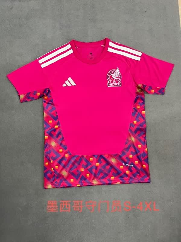 AAA(Thailand) Mexico 2025 Goalkeeper Pink Soccer Jersey