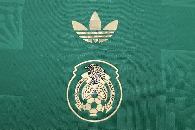 AAA(Thailand) Mexico 2025 Gold Cup Green Soccer Jersey (Player)