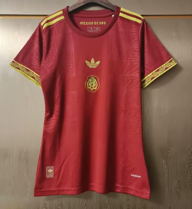AAA(Thailand) Mexico 2025 Gold Cup Red Women Soccer Jersey