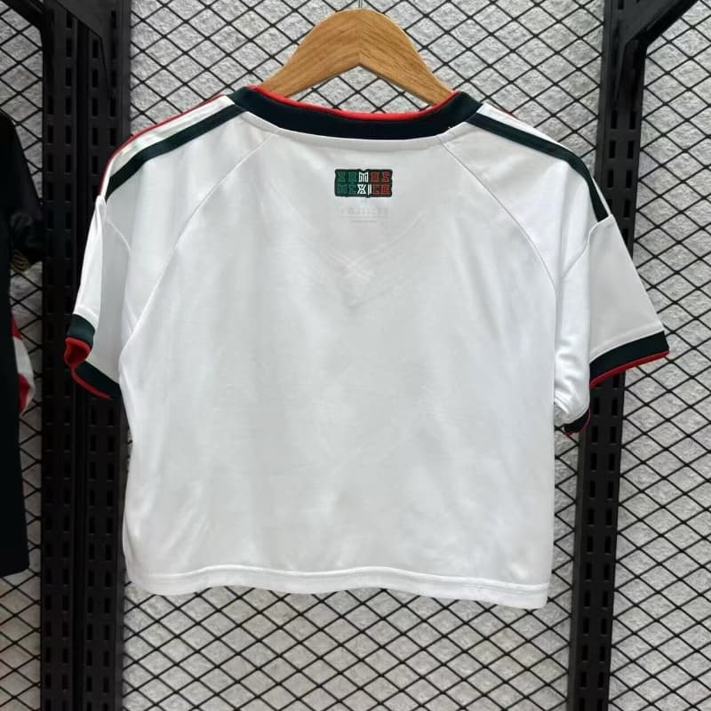 AAA(Thailand) Mexico 2026 World Cup Away Women Cropped Soccer Jersey