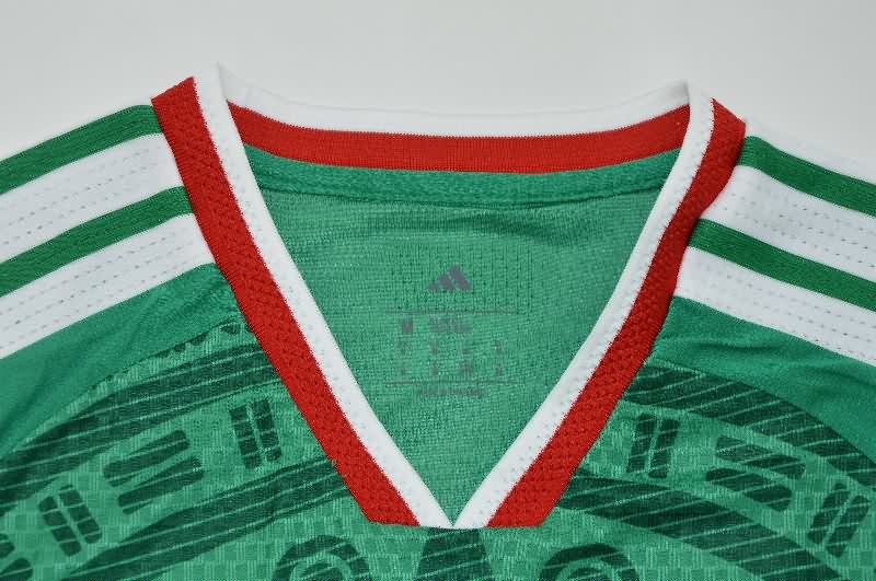 AAA(Thailand) Mexico 2026 World Cup Home Long Sleeve Soccer Jersey (Player)