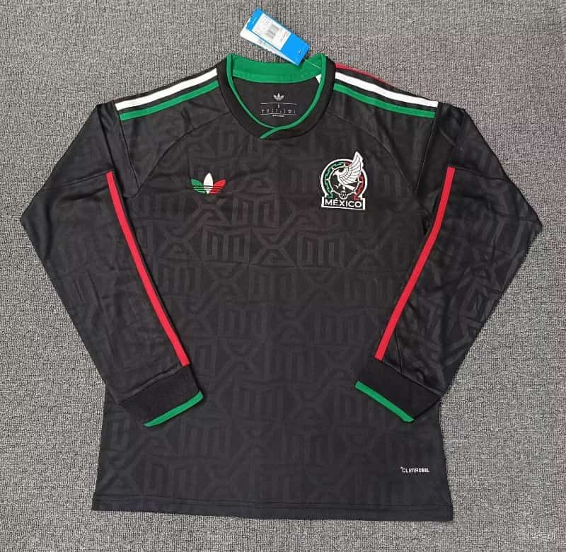 AAA(Thailand) Mexico 2026 World Cup Third Long Sleeve Soccer Jersey