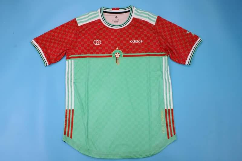 AAA(Thailand) Morocco 2022 Red Green Soccer Jersey