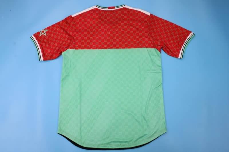 AAA(Thailand) Morocco 2022 Red Green Soccer Jersey