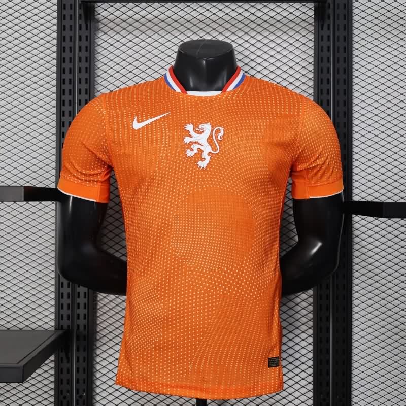 AAA(Thailand) Netherlands 2025 Home Soccer Jersey (Player)