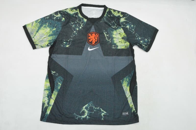 AAA(Thailand) Netherlands 2026 Goalkeeper Black Soccer Jersey AAA(Thailand) Netherlands 2026 Goalkeeper Black Soccer Jersey