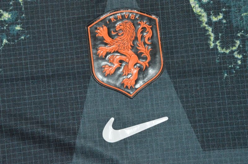 AAA(Thailand) Netherlands 2026 Goalkeeper Black Soccer Jersey (Player)