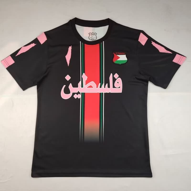 AAA(Thailand) Palestine 2025 Black Soccer Jersey