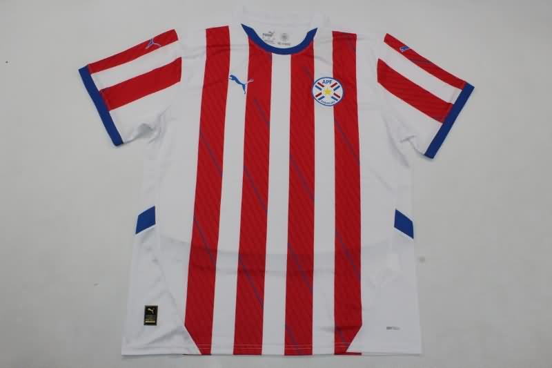 AAA(Thailand) Paraguay 2024 Home Soccer Jersey