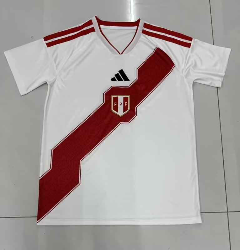 AAA(Thailand) Peru 2026 Home Soccer Jersey AAA(Thailand) Peru 2026 Home Soccer Jersey