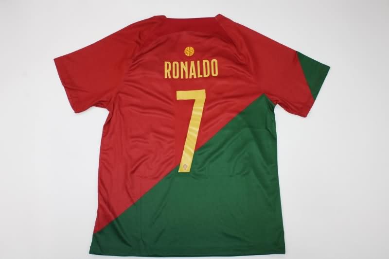 AAA(Thailand) Portugal 2022 World Cup Home Soccer Jersey