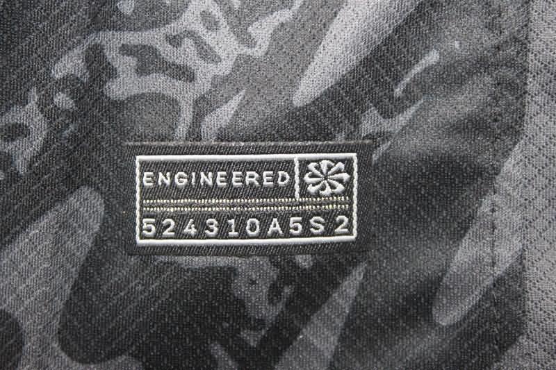 AAA(Thailand) Portugal 2024 Goalkeeper Black Soccer Jersey