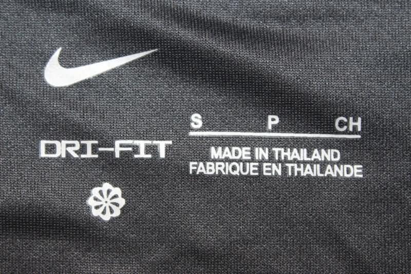 AAA(Thailand) Portugal 2024 Goalkeeper Black Soccer Jersey