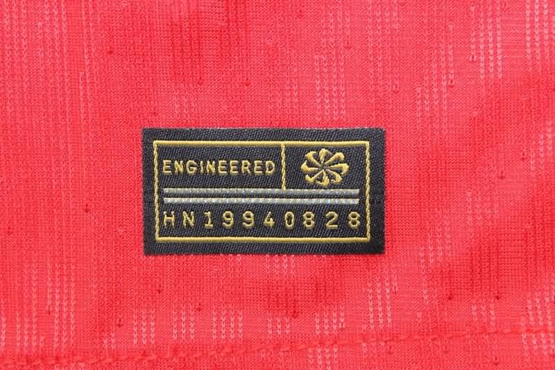 AAA(Thailand) Portugal 2024 Home Long Sleeve Soccer Jersey(Player)