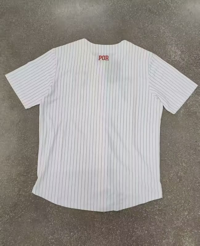 AAA(Thailand) Portugal 2025 White Baseball Jersey