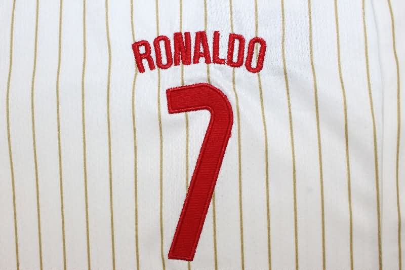 AAA(Thailand) Portugal 2025 White Baseball Jersey