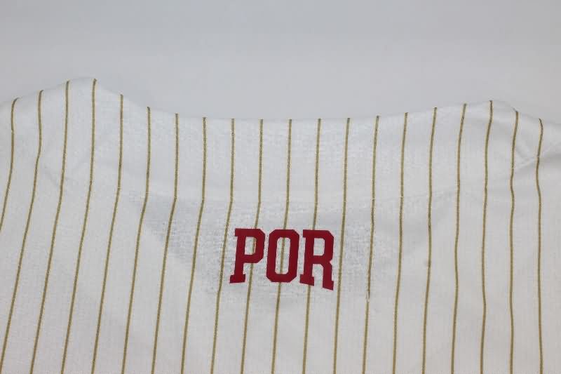 AAA(Thailand) Portugal 2025 White Baseball Jersey