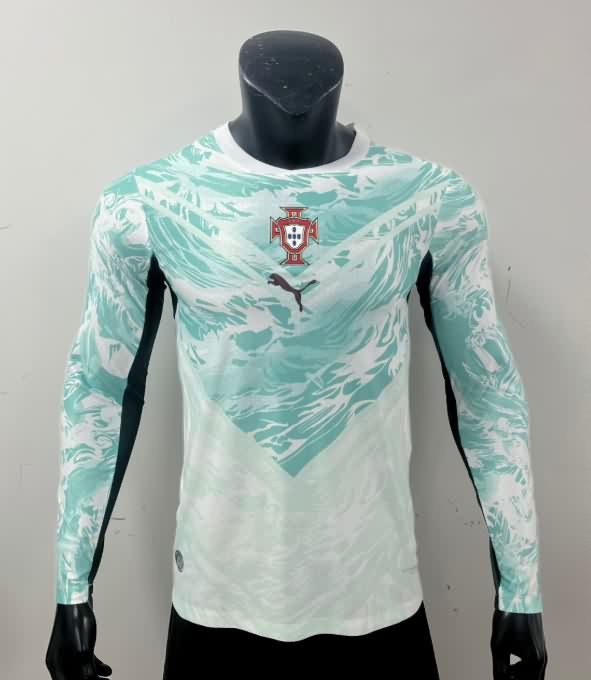 AAA(Thailand) Portugal 2026 World Cup Away Long Sleeve Soccer Jersey (Player) AAA(Thailand) Portugal 2026 World Cup Away Long Sleeve Soccer Jersey (Player)