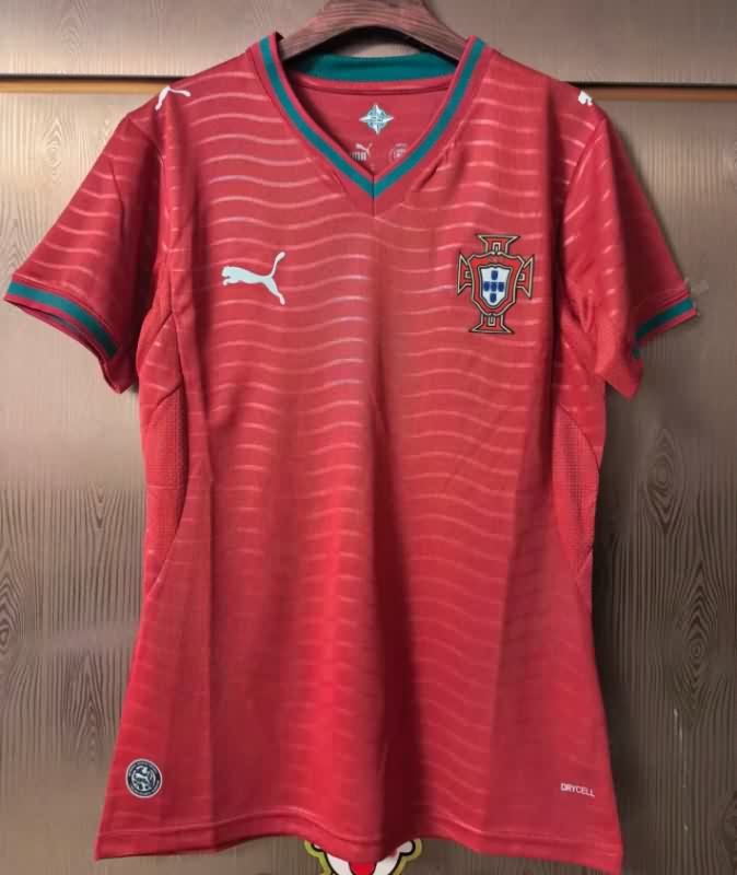 AAA(Thailand) Portugal 2026 World Cup Home Women Soccer Jersey AAA(Thailand) Portugal 2026 World Cup Home Women Soccer Jersey