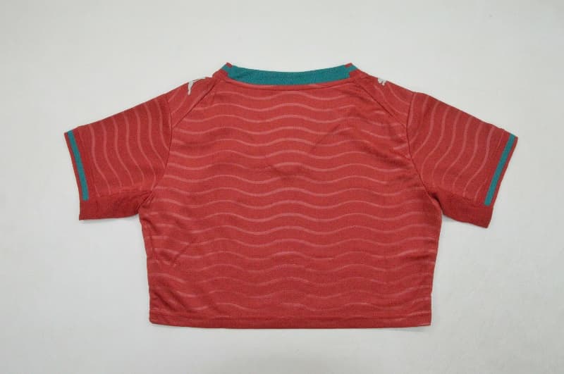 AAA(Thailand) Portugal 2026 World Cup Home Women Cropped Soccer Jersey