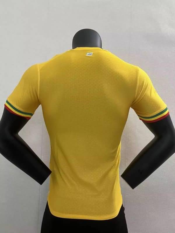AAA(Thailand) Senegal 2022 Yellow Soccer Jersey(Player)