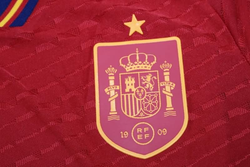 AAA(Thailand) Spain 2022 World Cup Home Soccer Jersey(Player)