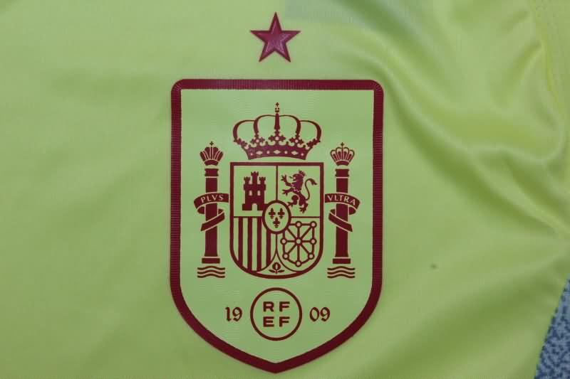 AAA(Thailand) Spain 2024 Away Long Sleeve Soccer Jersey (Player)