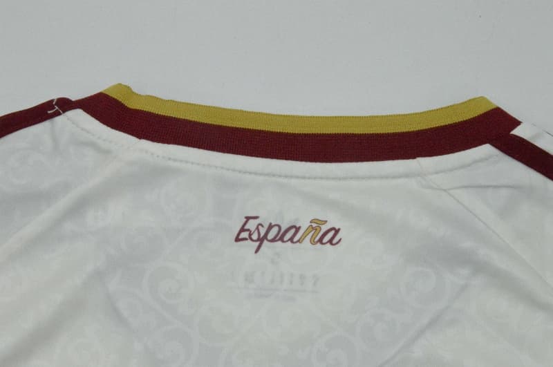 AAA(Thailand) Spain 2026 World Cup Away Women Cropped Soccer Jersey