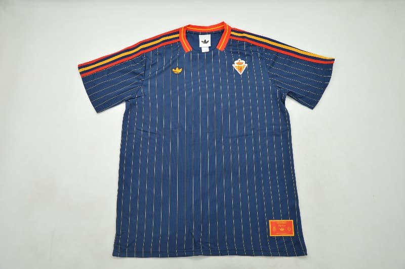 AAA(Thailand) Spain 2026 Dark Blue Soccer Jersey
