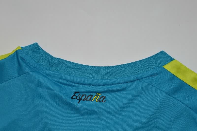 AAA(Thailand) Spain 2026 World Cup Goalkeeper Blue Soccer Jersey