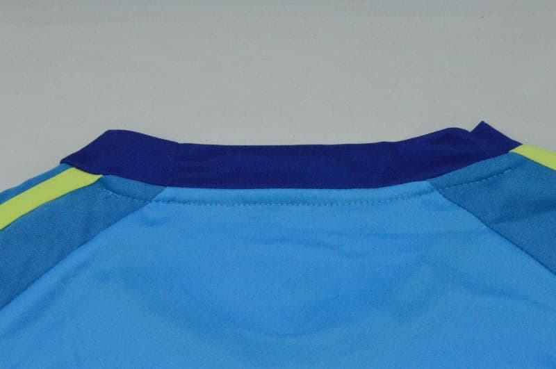 AAA(Thailand) Spain 2026 World Cup Goalkeeper Blue Soccer Jersey 02