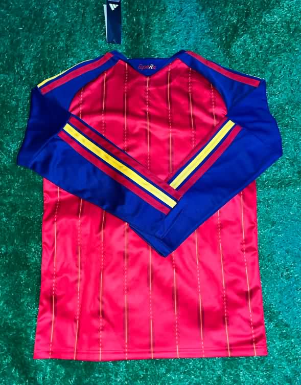 AAA(Thailand) Spain 2026 World Cup Home Long Sleeve Soccer Jersey