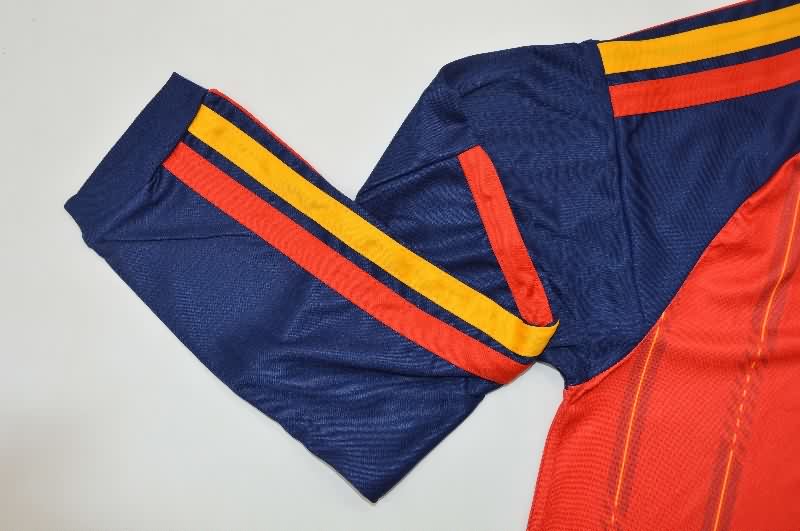 AAA(Thailand) Spain 2026 World Cup Home Long Sleeve Soccer Jersey