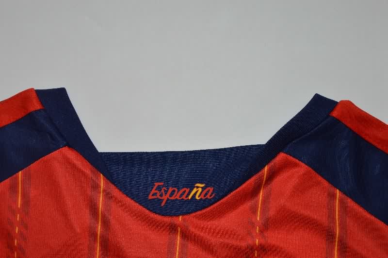 AAA(Thailand) Spain 2026 World Cup Home Long Sleeve Soccer Jersey