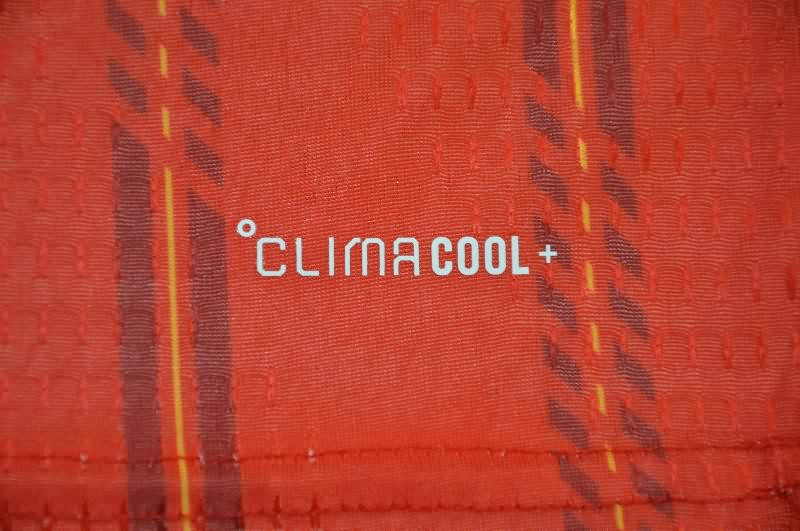 AAA(Thailand) Spain 2026 World Cup Home Long Sleeve Soccer Jersey (Player)