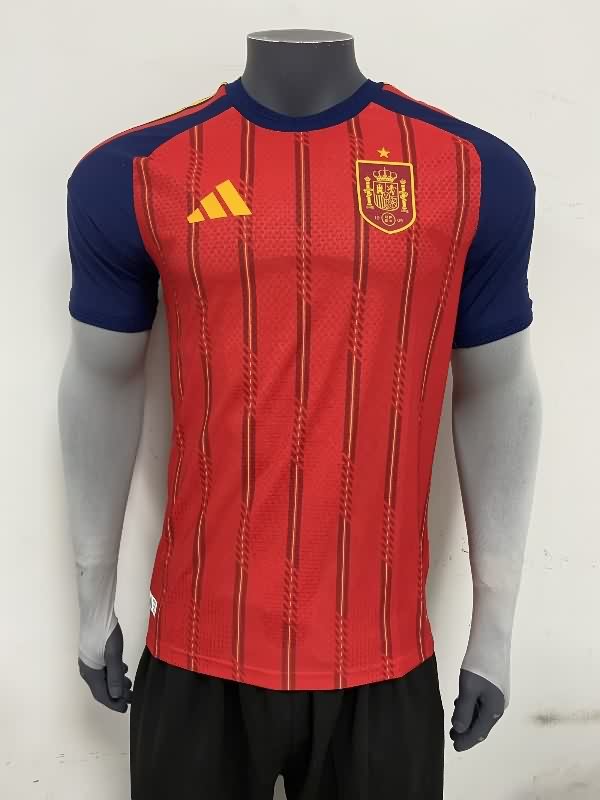 AAA(Thailand) Spain 2026 World Cup Home Soccer Jersey (Player)